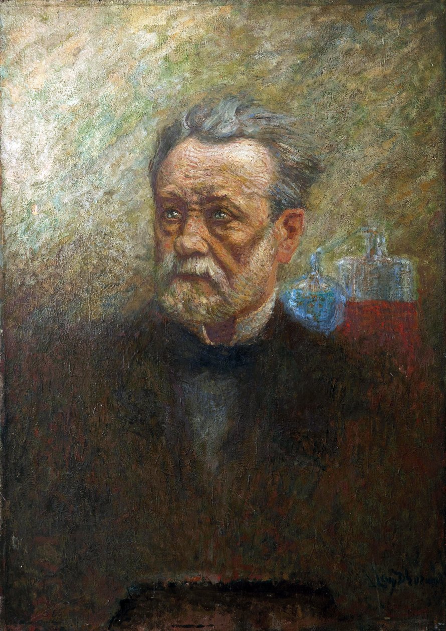Portrait of Louis Pasteur (1822-1895) by Lucien Levy-Dhurmer