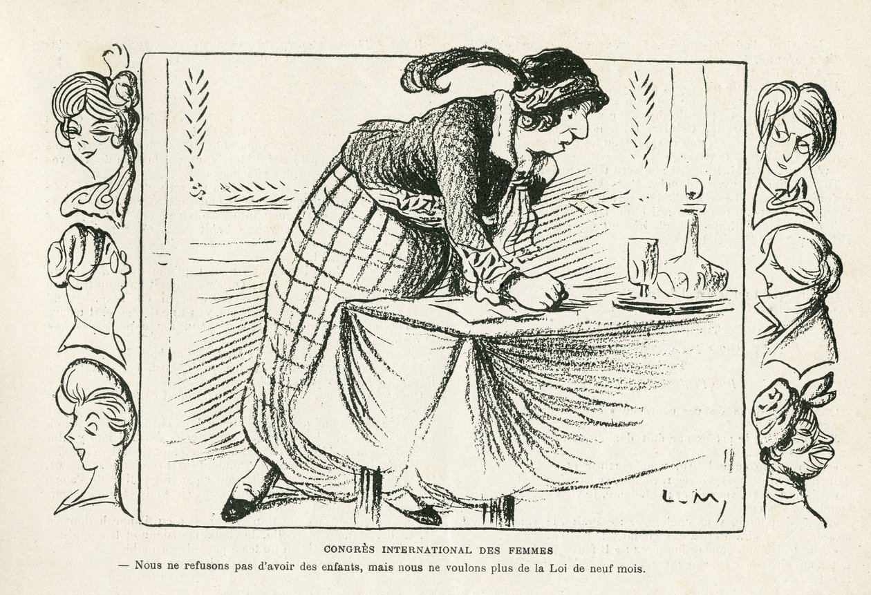 Illustration in Le Rire by Lucien Metivet