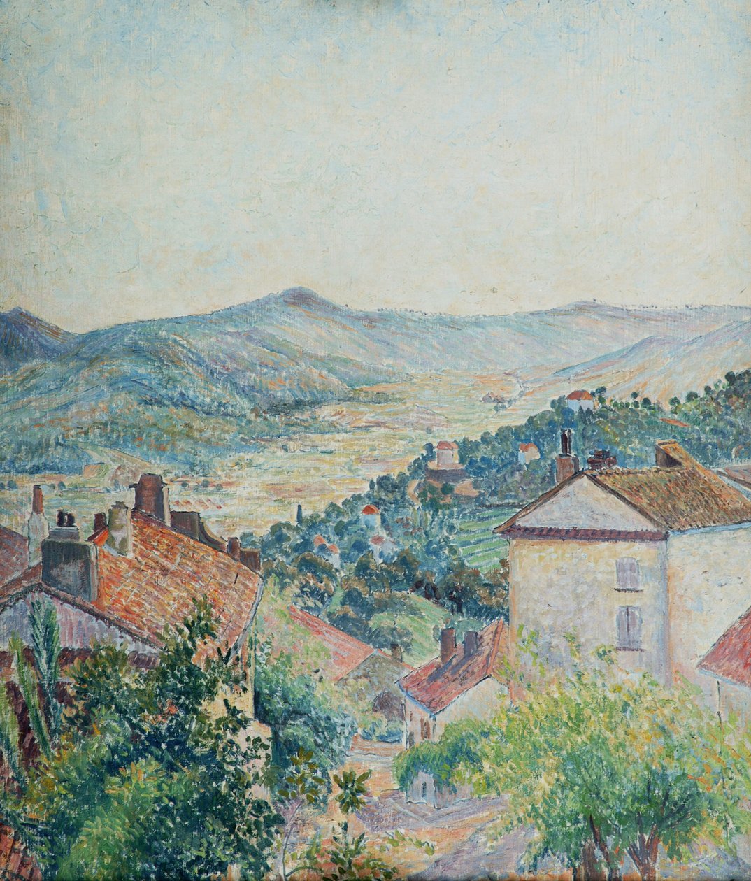 Rue Jean Aicard, Bormes by Lucien Pissarro