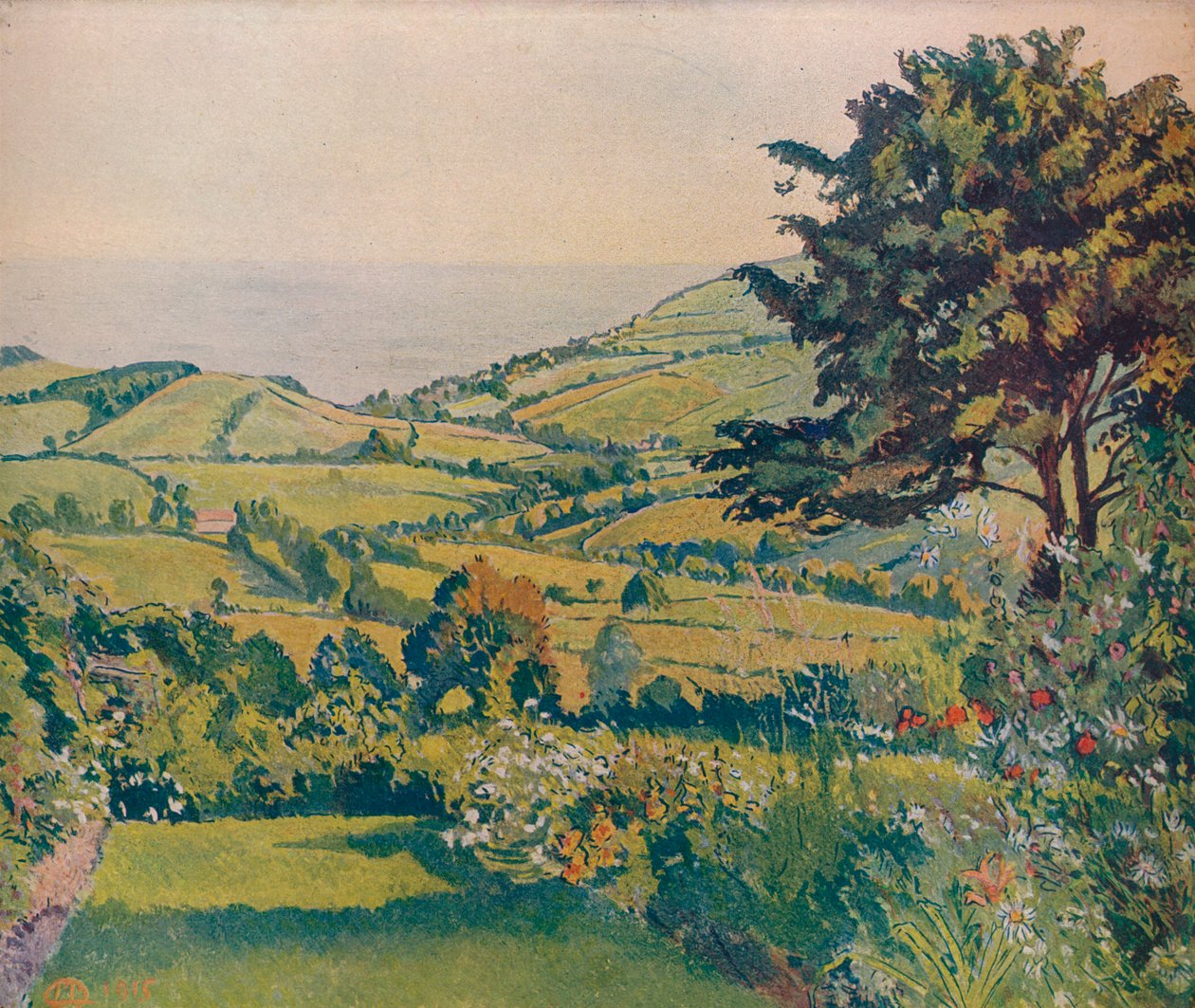 Sea View, Fishponds by Lucien Pissarro