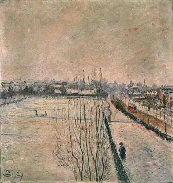 Stamford Brook, London by Lucien Pissarro