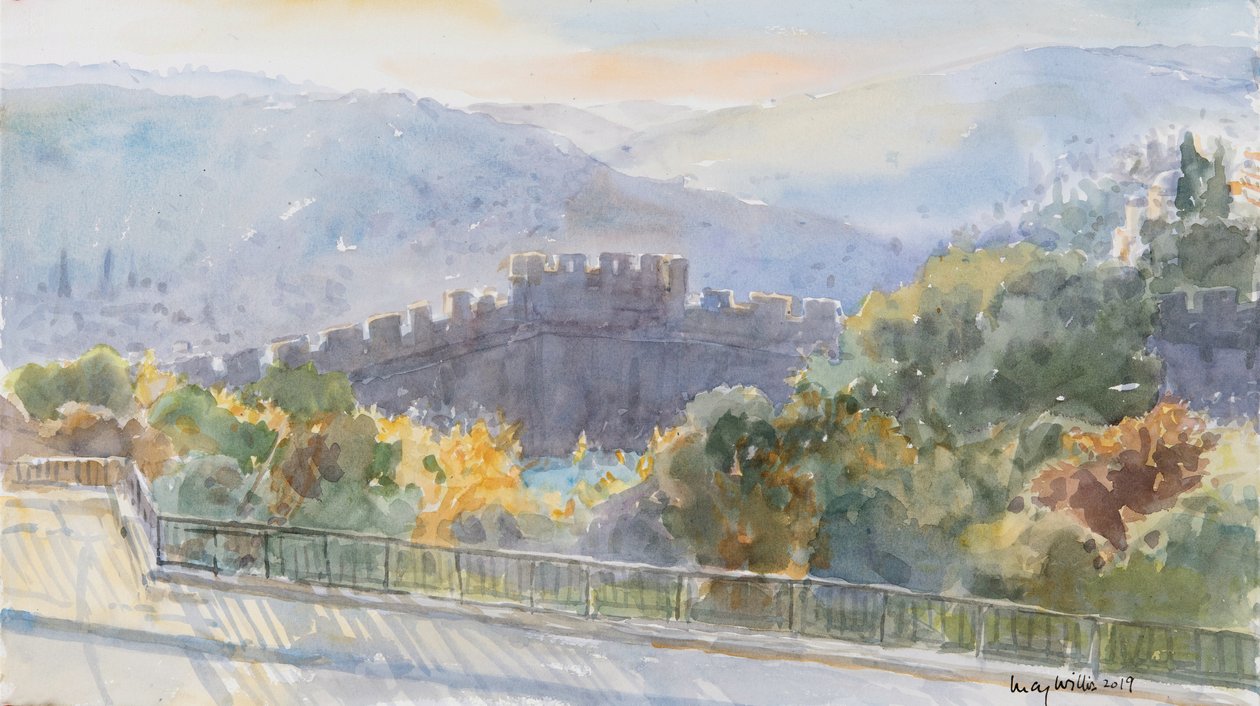 Hills Beyond the City, Sunrise, Jerusalem by Lucy Willis