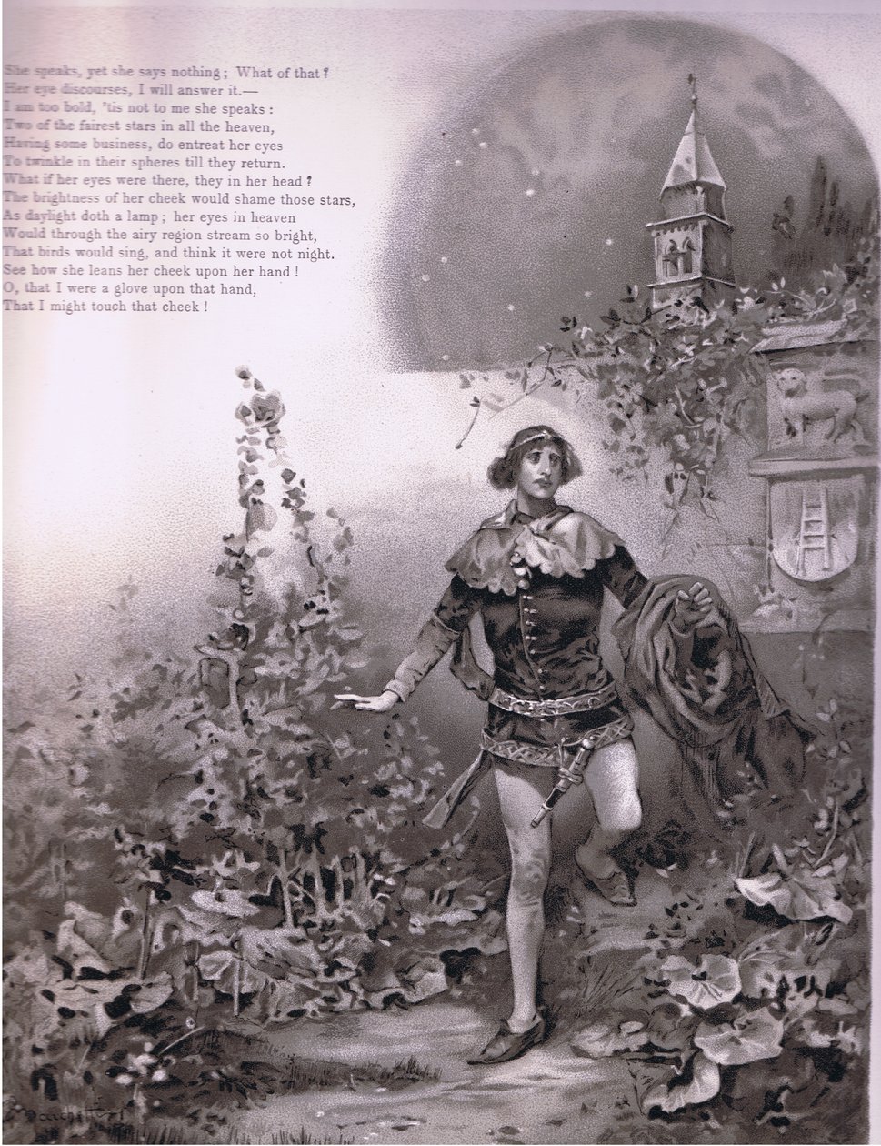 She speaks-yet she says nothing (illustration from Romeo and Juliet)