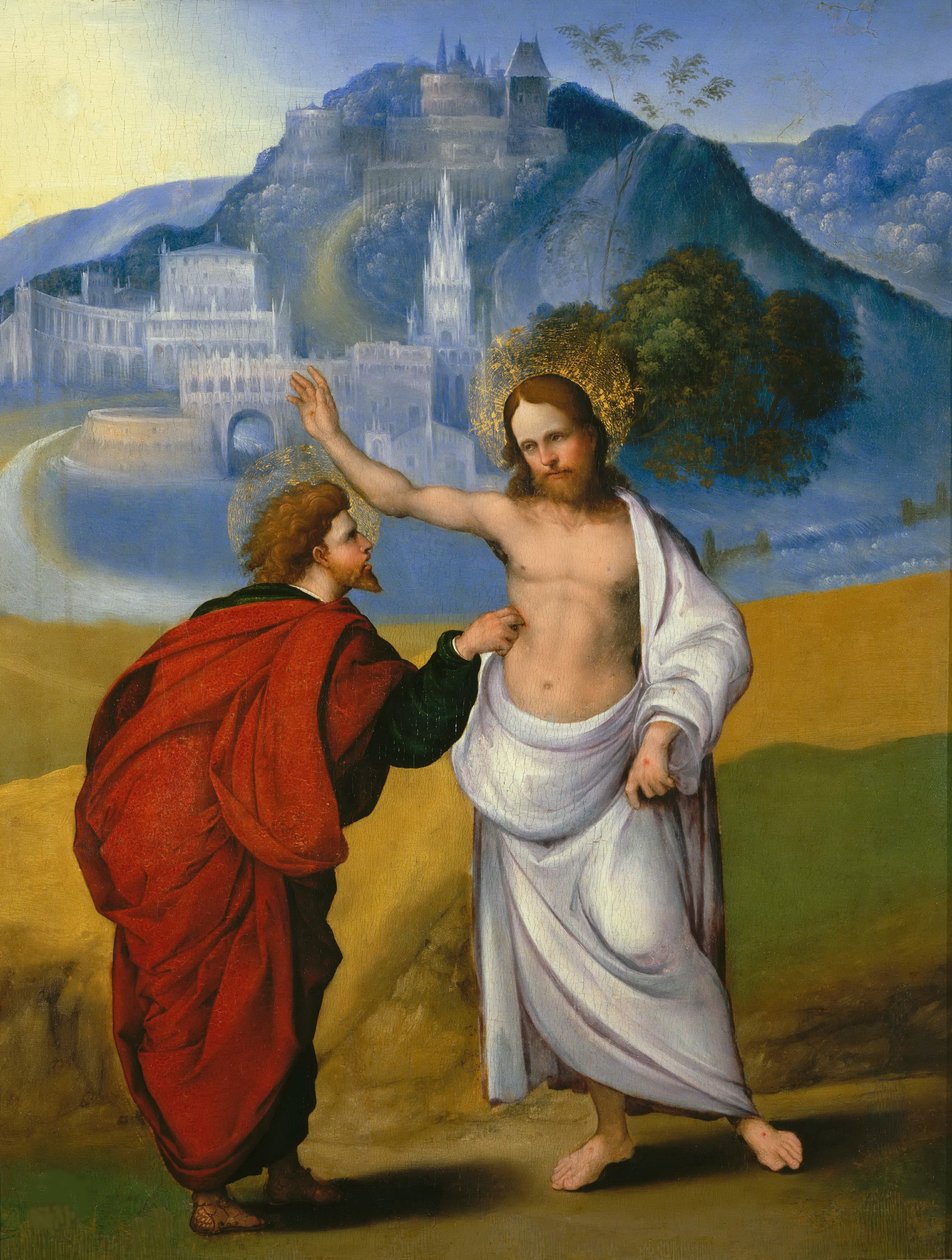 The Incredulity of Saint Thomas, ca. 1521 by Ludovico Mazzolino