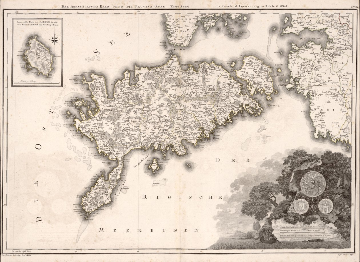 The Arensburg Circle or the Province by Ludvig August; Hartknoch Mellin
