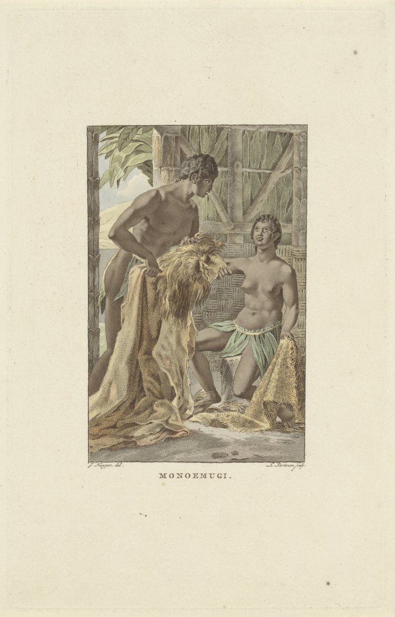Inhabitants of the Kingdom of Monoemugi by Ludwig Gottlieb Portman