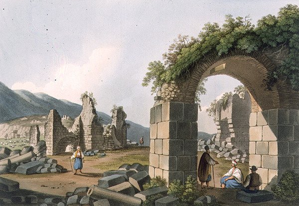 Ruins of the Baths at Ephesus, plate 43 from 