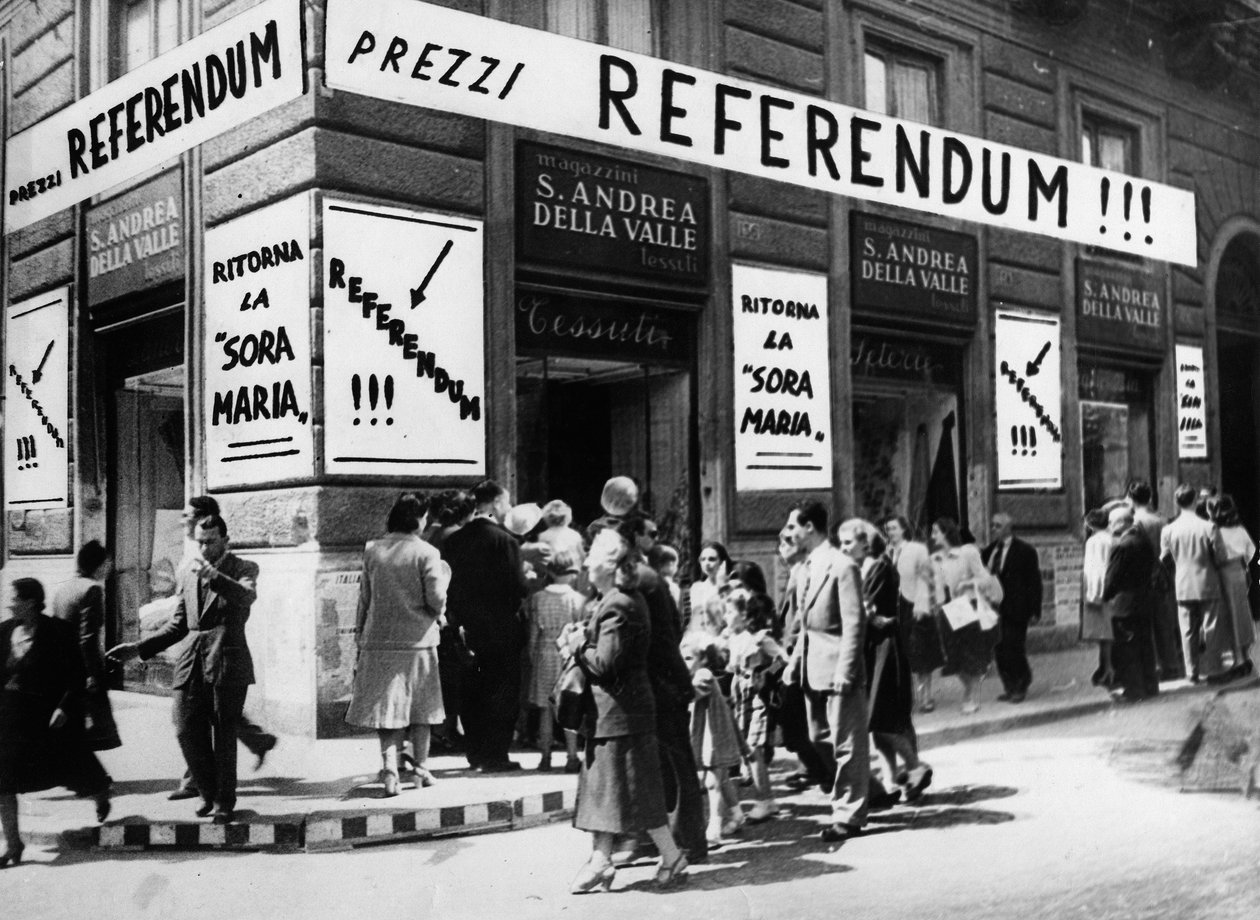Sale Prices for the Referendum by Luigi Leoni