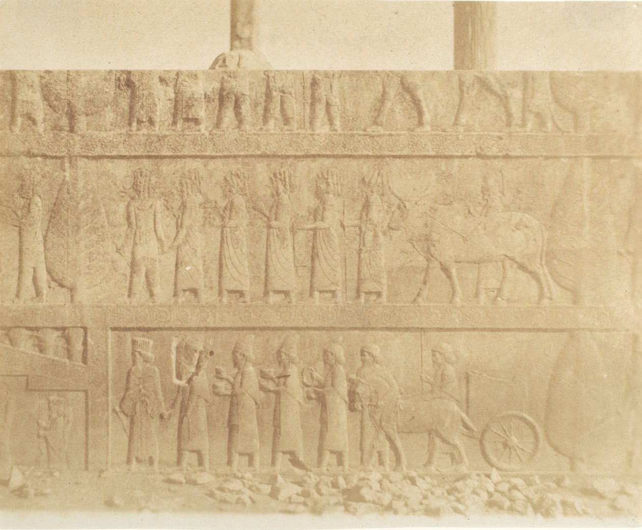 Procession on the Facade of the Great Staircase, 1858 by Luigi Pesce
