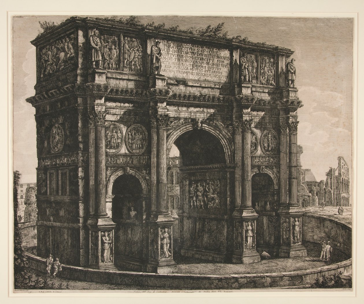 View of the by Luigi Rossini