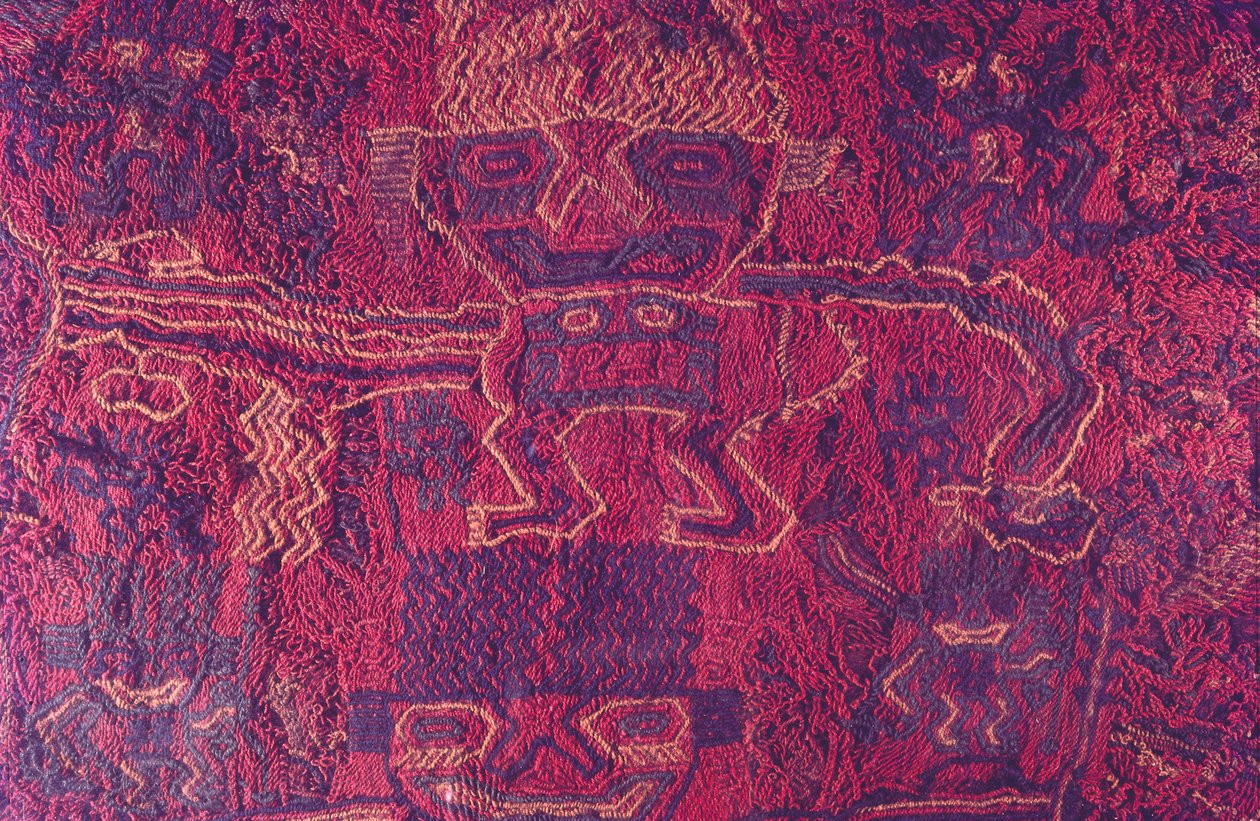 Textiles, Paracas Culture, Peru, 2015 by Luis Rosendo.
