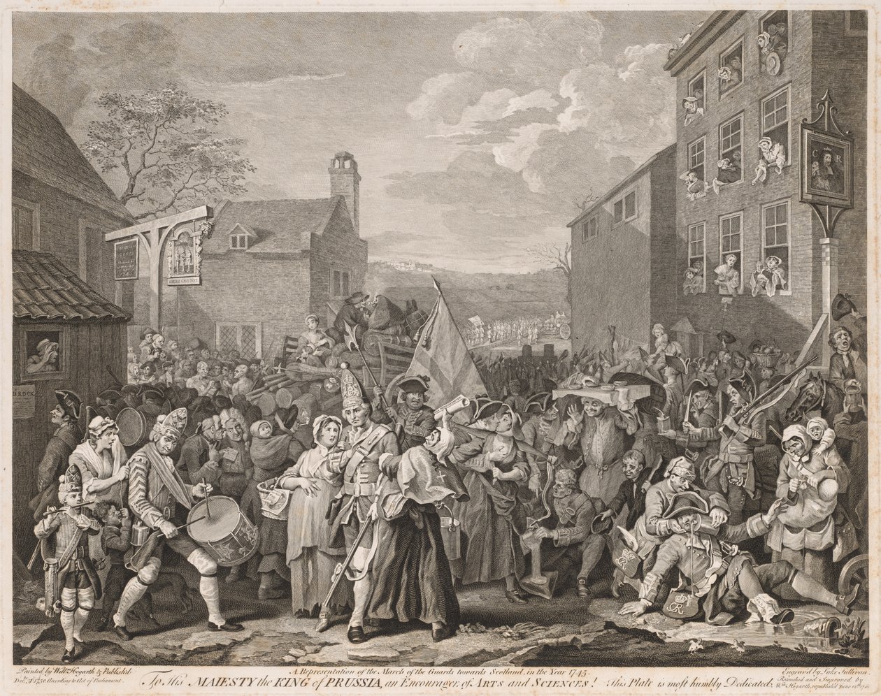 March to Finchley in the Year 1746 (After Hogarth) by Luke Sullivan