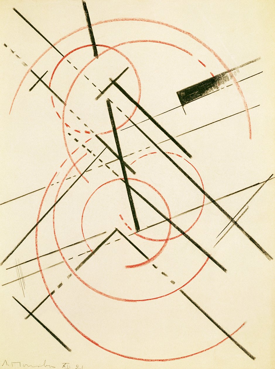 Linear Composition by Lyubov Sergeevna Popova
