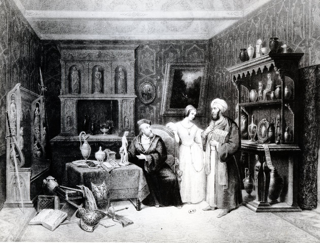 The Antiquary, c.1830 by M. Renoux