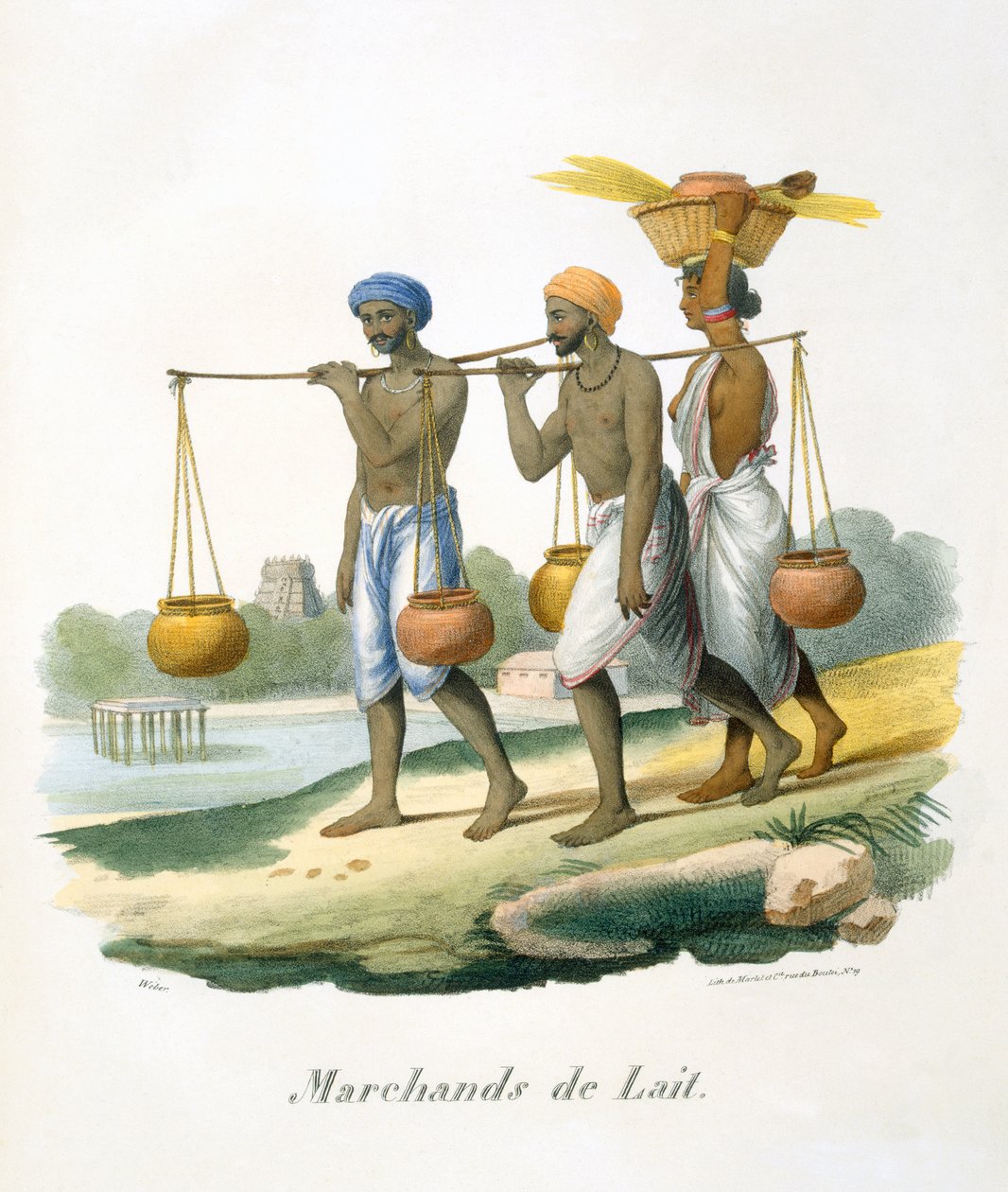 Milk Sellers by M.E. Burnouf