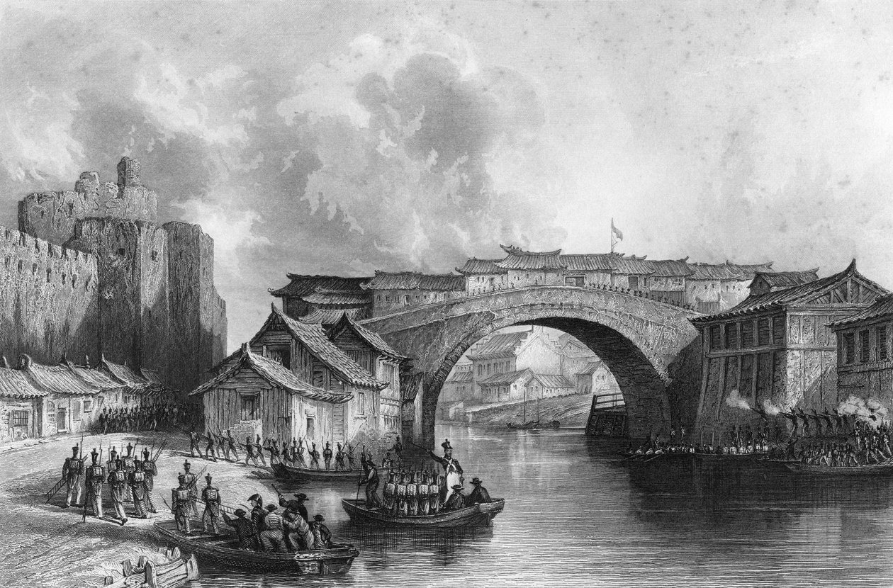 West Gate of Ching-keang-foo Zhenjiang, China by M. J. Starling