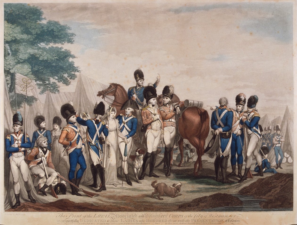 Soldiers of the Loyal Associated and Volunteer Corps of the City of Westminster by M Place