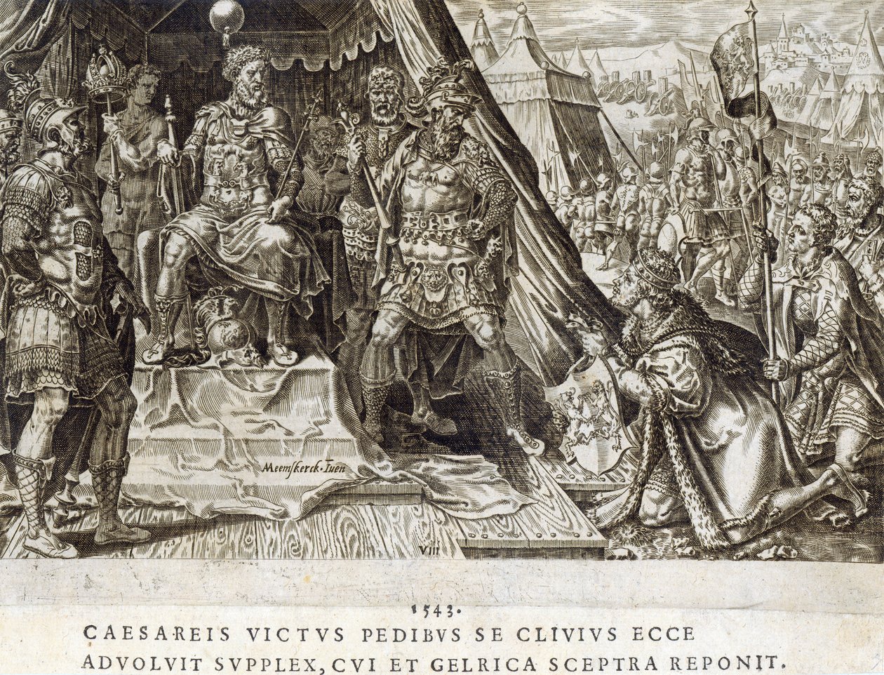 The Submission of William II, Duke of Cleves, in 1543, plate 8 from 