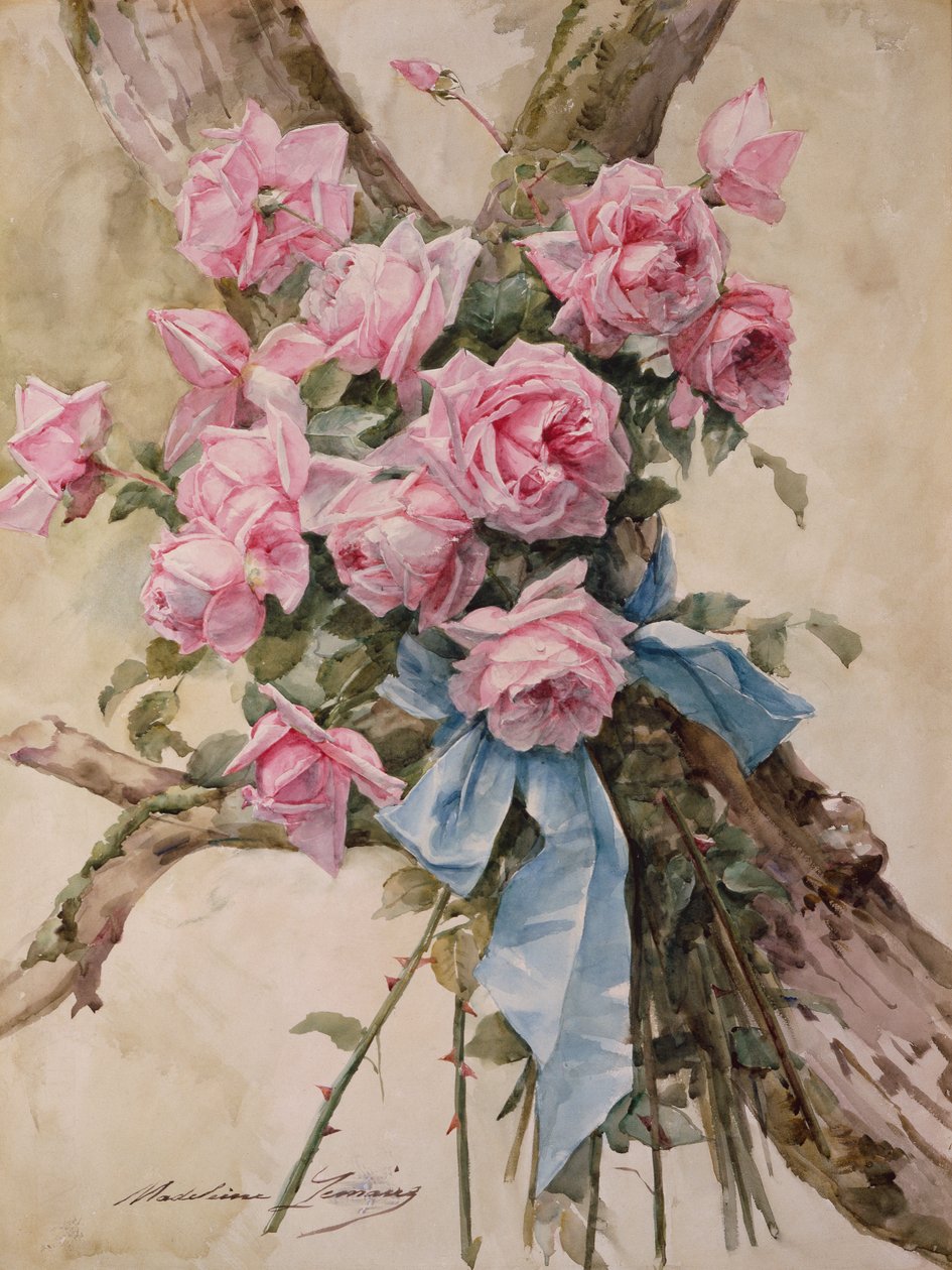 Roses by Madeleine Lemaire