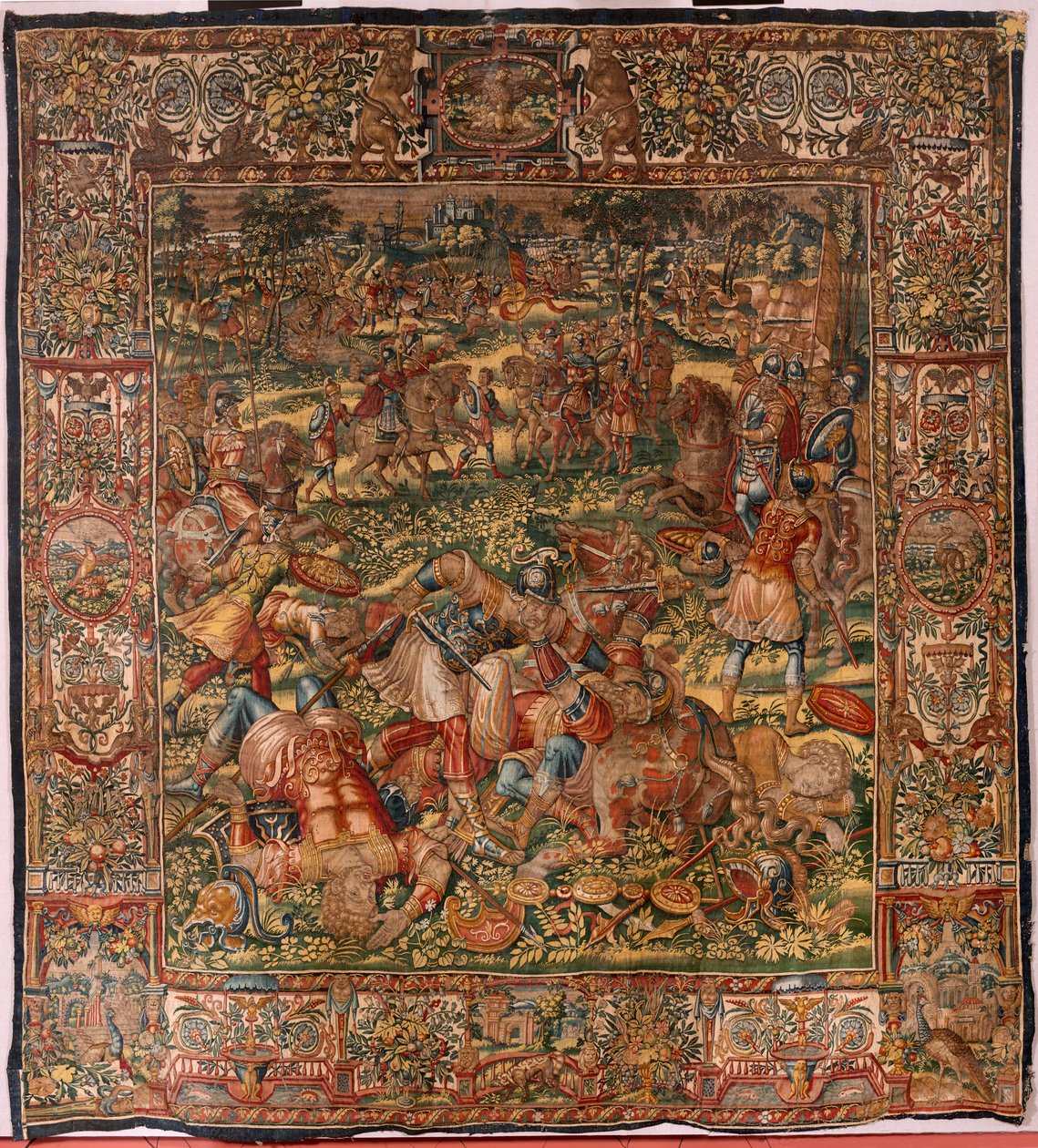 The Defeat of the Midianites (Flemish Tapestry) by Maerten van Heemskerck