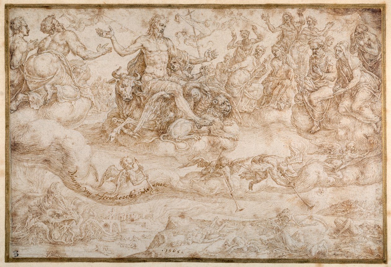 The triumph of Christ by Maerten van Heemskerck