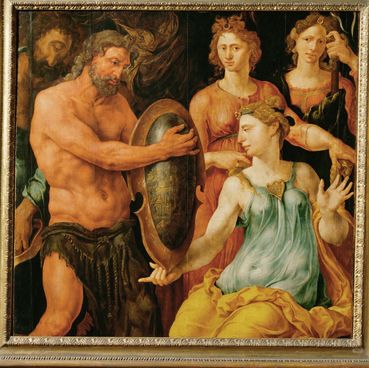 Vulcan Hands Thetis the Shield for Achilles by Maerten van Heemskerck