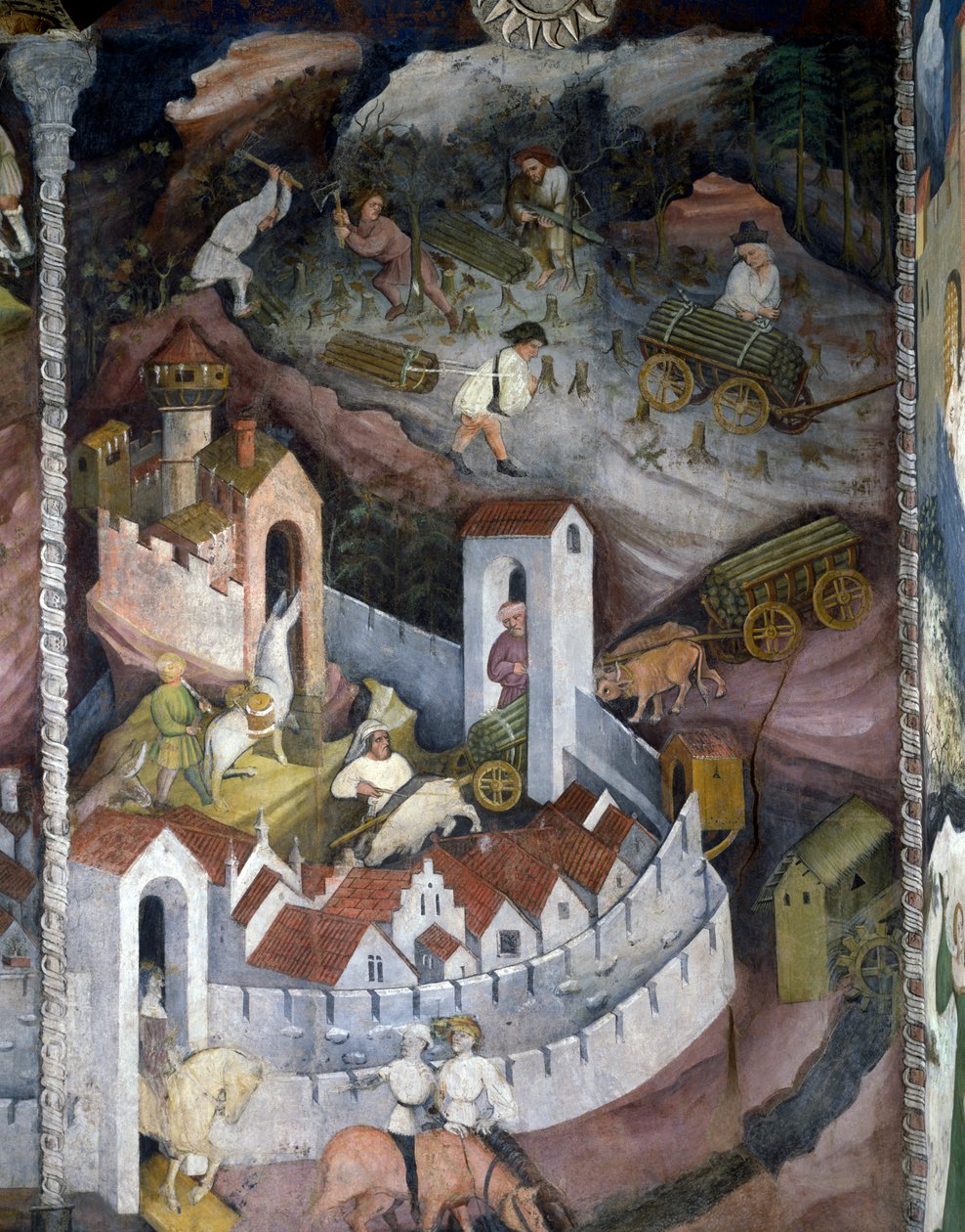 Month of December, Cycle of Months by Maestro (attr. to) Venceslao