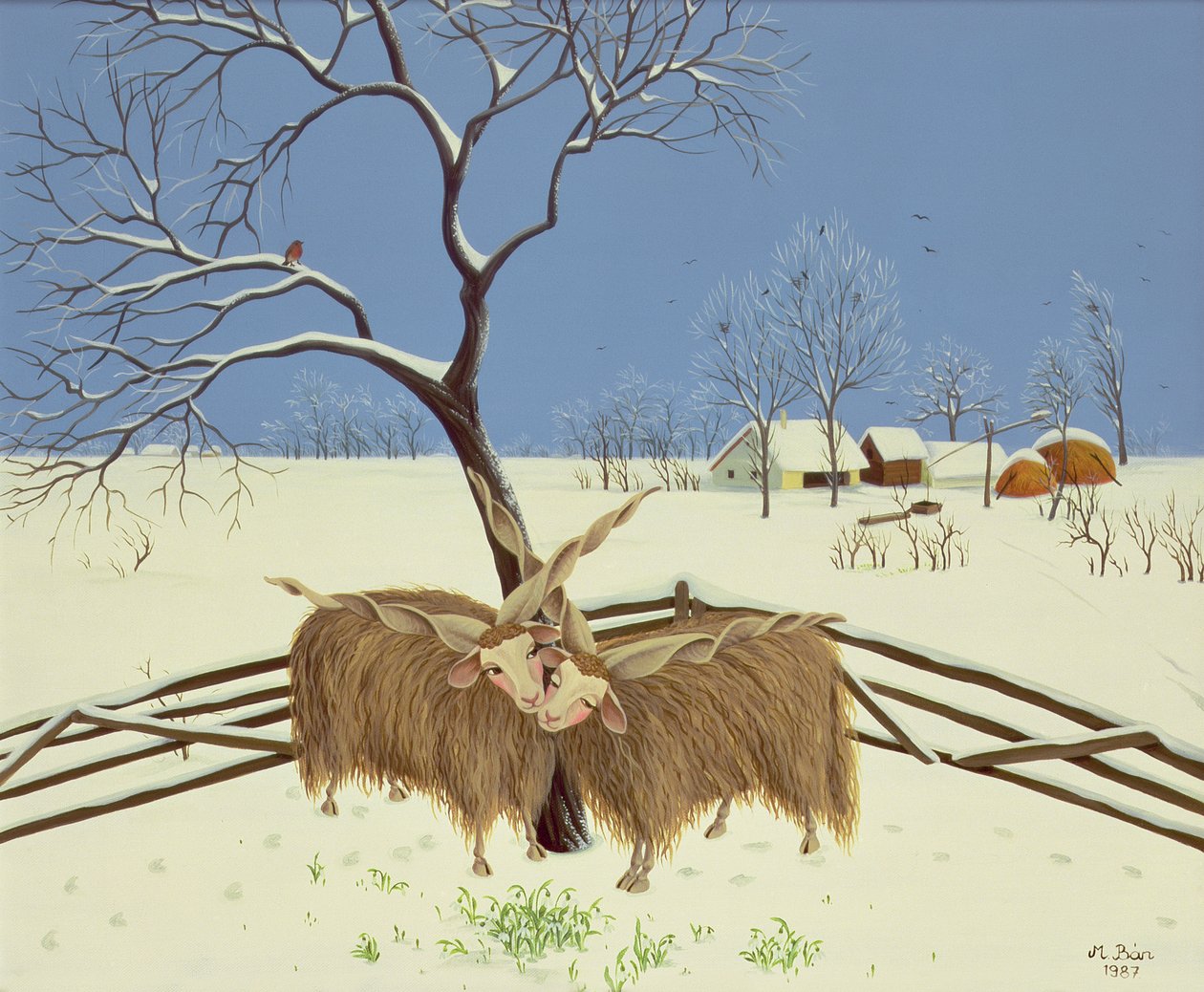Spring in Winter, 1987 by Magdolna Ban