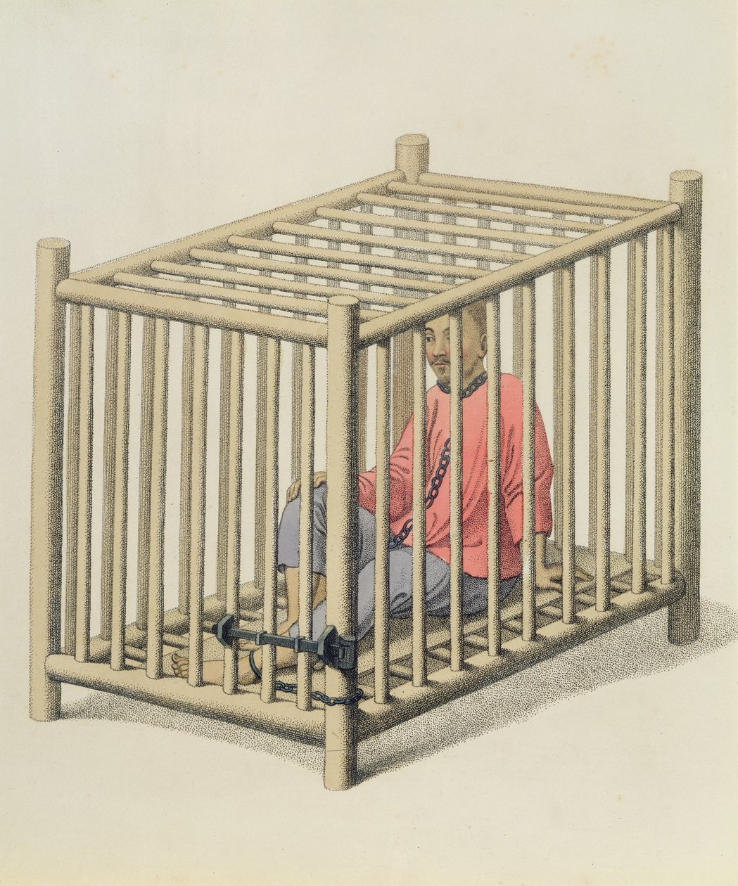 A Malefactor in a Cage, Plate 15 from 