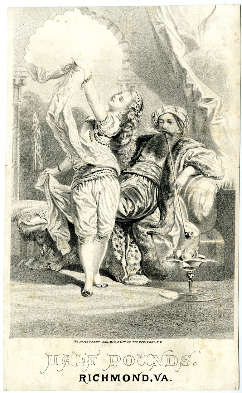 Half Pounds, Richmond, VA [Tobacco Advertisement] by Major and Knapp Sarony