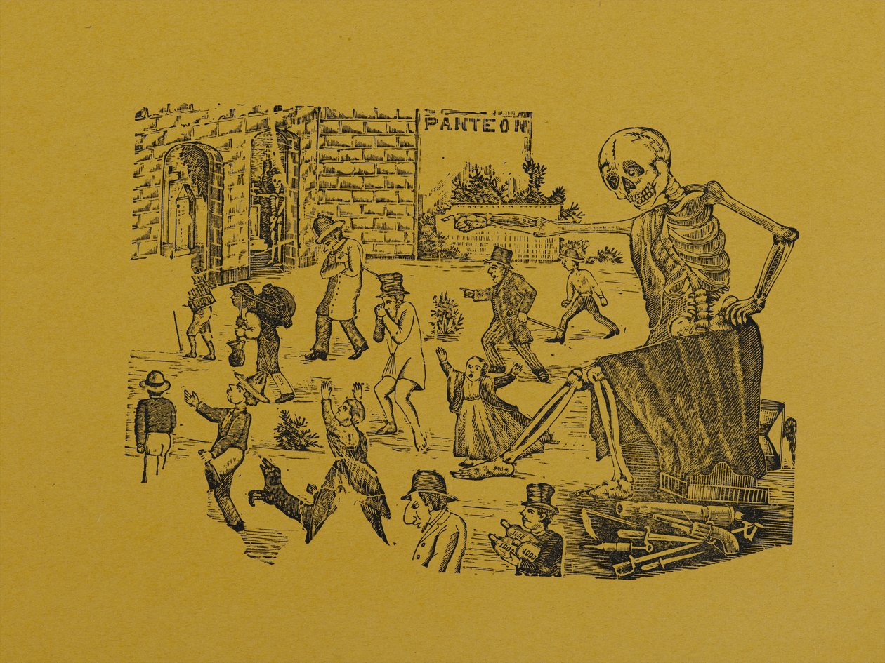 Giant Skeleton Dictator, from 330 Grabados Originales by Manuel Manilla