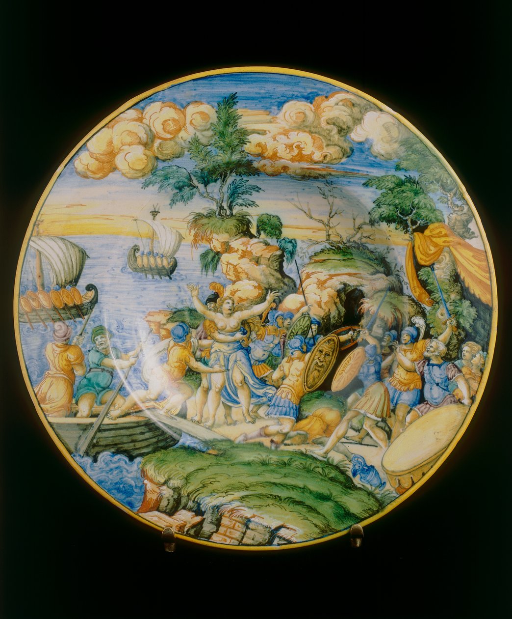 Rape of Elena, plate attributed to Marcantonio Raimondi, Museo Nazionale del Bargello, Florence by Marcantonio (attr.to) Raimondi