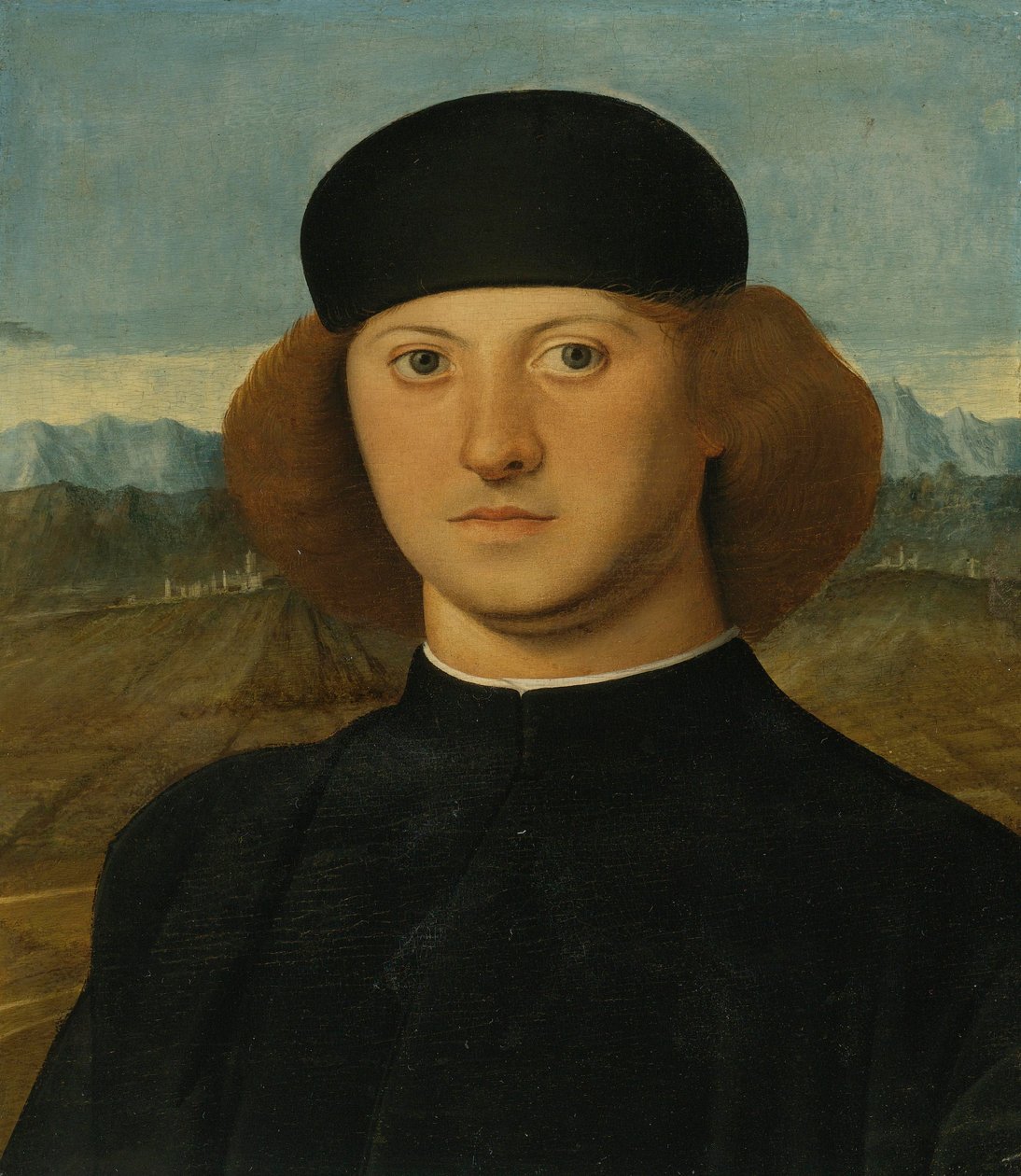 Portrait of a Young Man, Thought to be Alvise de Franceschi by Marco Basaiti