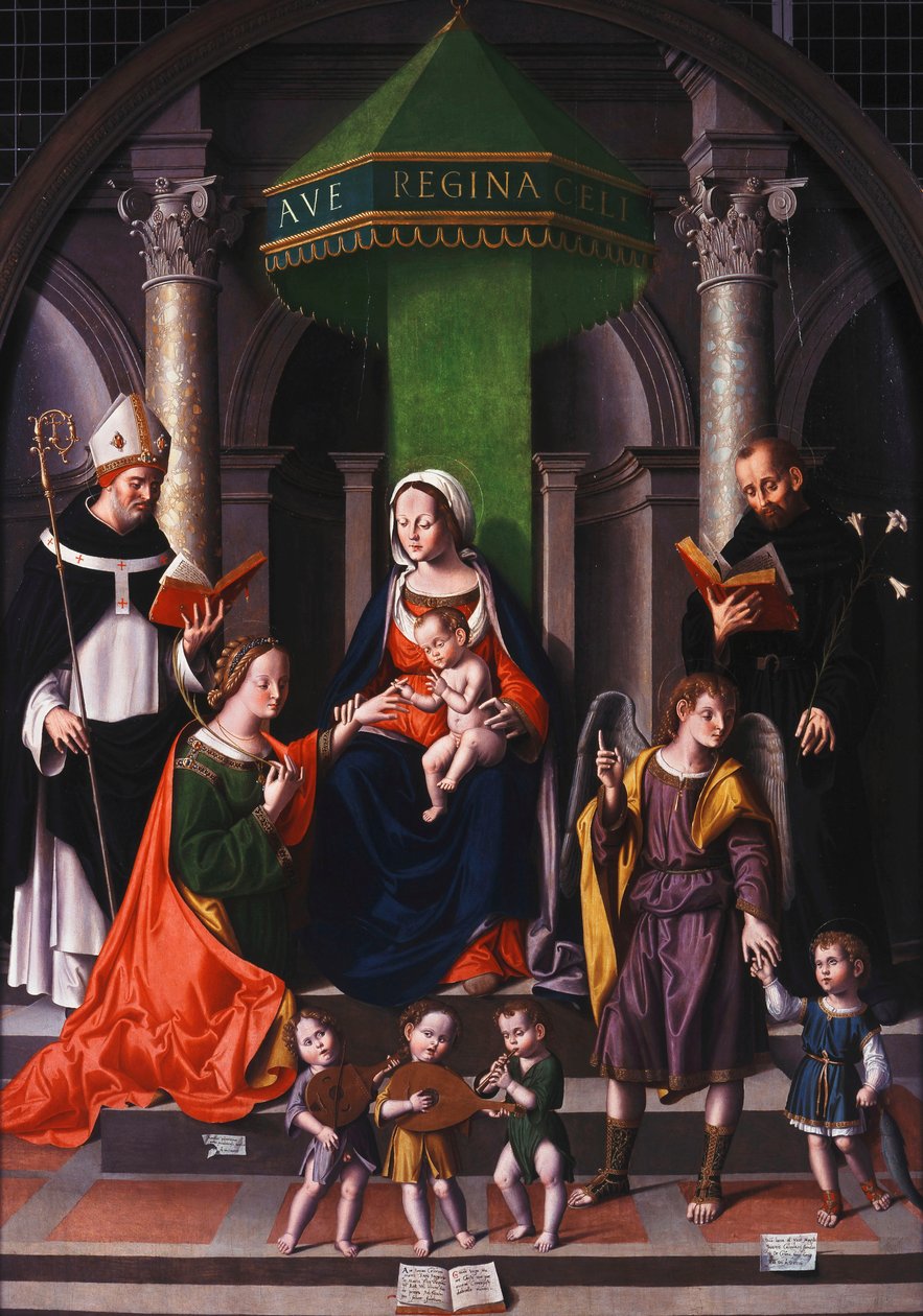 The Mystic Marriage of Saint Catherine with the Archangel Raphael and ...