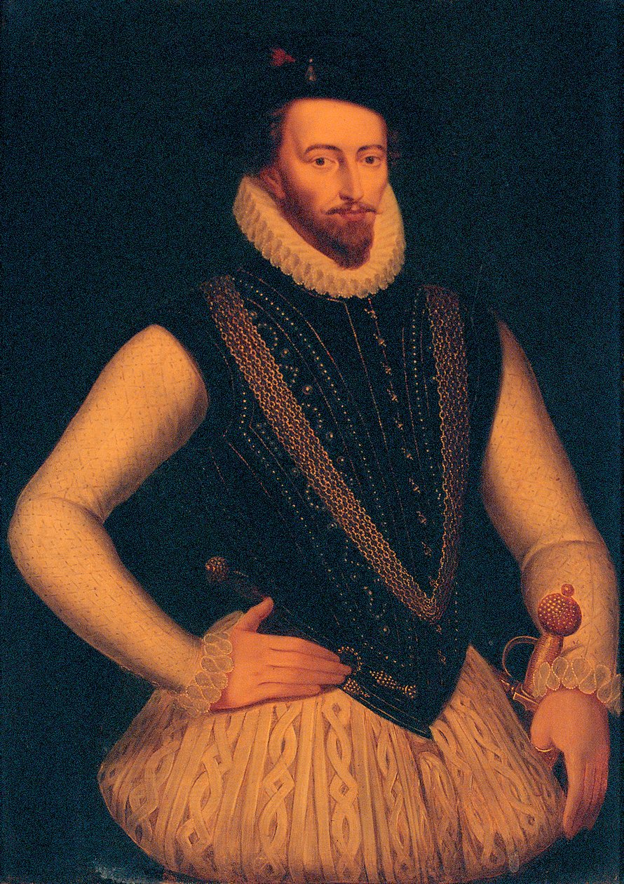 Portrait of Sir Walter Raleigh by Marcus Gheeraerts