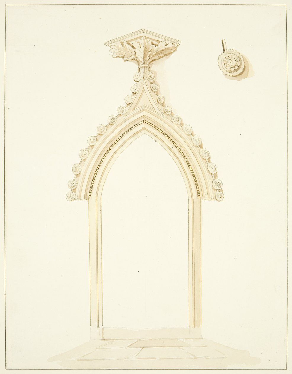 Doorway of Vestry Room of Bristol Cathedral by Marcus H. Homes