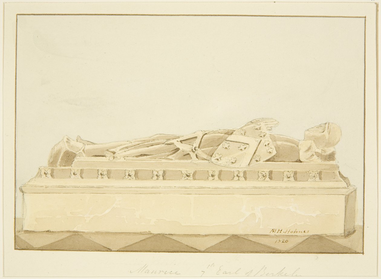 Effigy of Maurice, 7th Earl of Berkeley in Bristol Cathedral by Marcus H. Homes