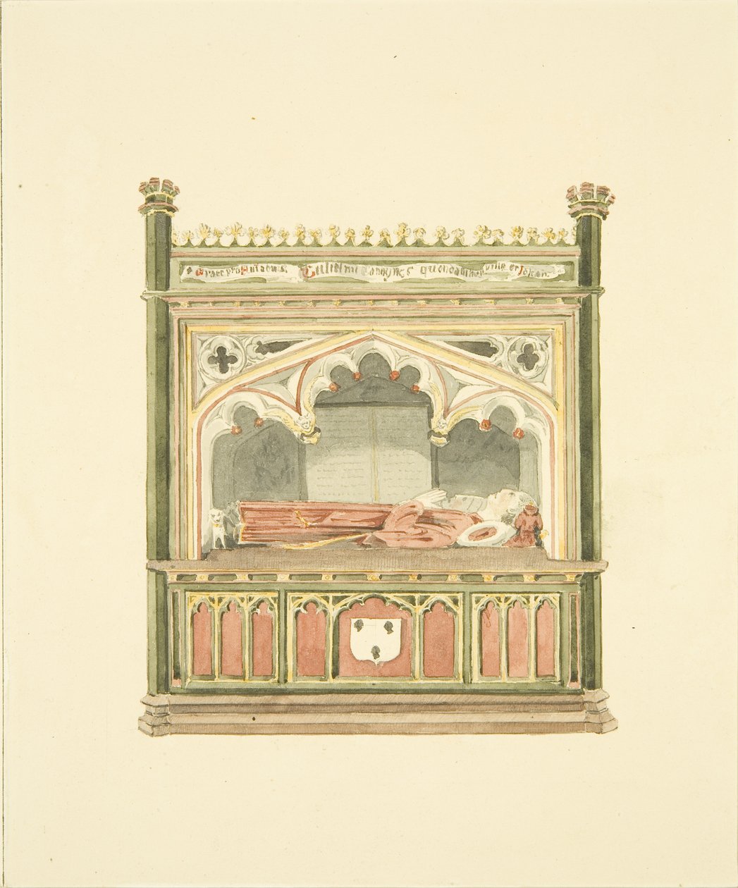 Monument to William Canynges in St Mary Redcliffe by Marcus H. Homes
