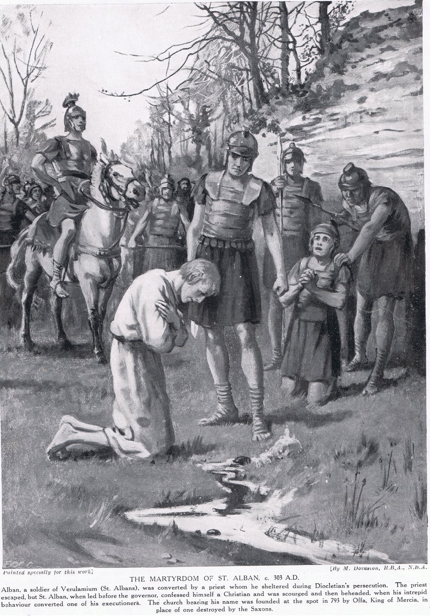 The Martyrdom of St. Alban, Illustration from 