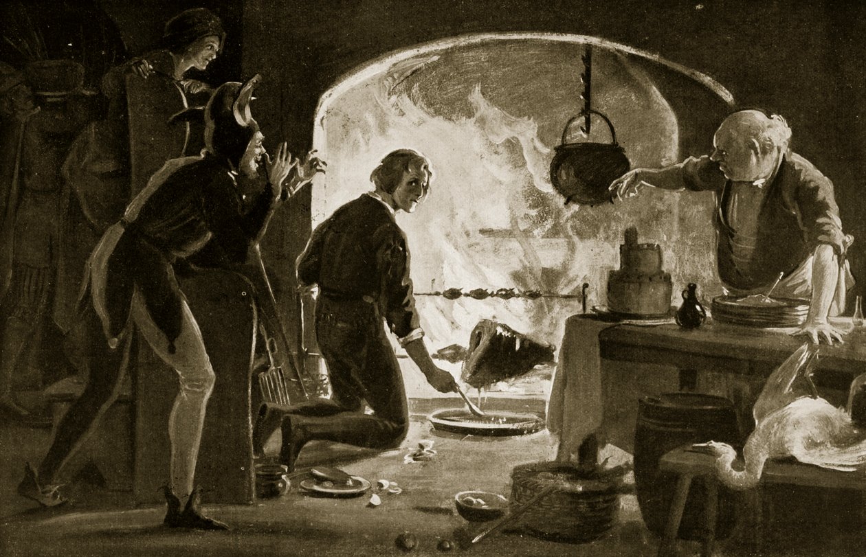 Lambert Simnel in the Kitchen, illustration from 