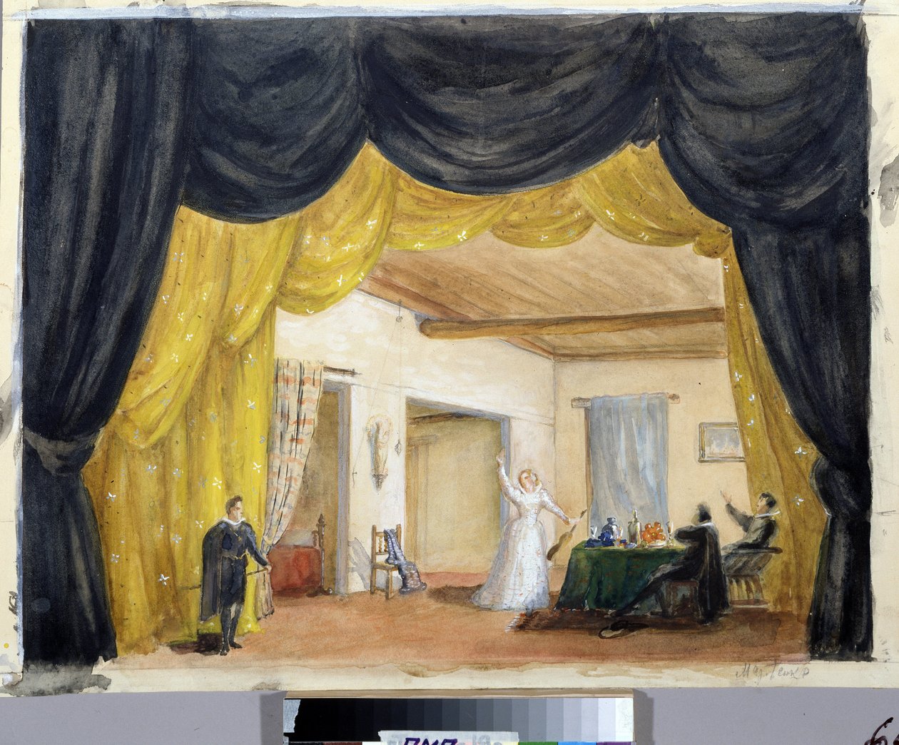 Preparatory Decor for the Opera 