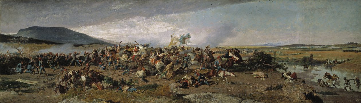 The Battle of Wad-Ras, 1863 by Marià Fortuny