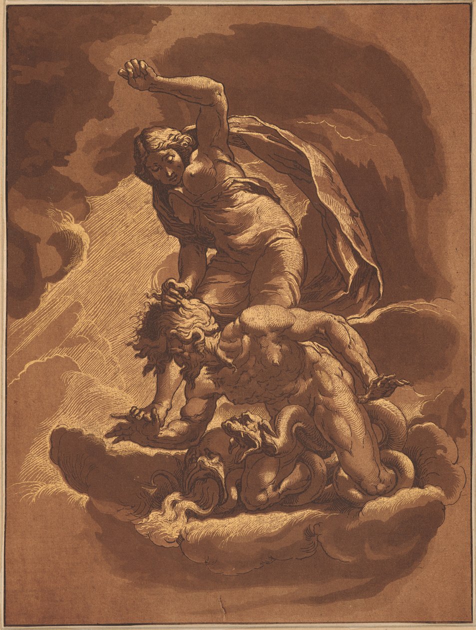 The Triumph of Truth Over Envy by Maria Catharina Prestel after Jacopo Ligozzi