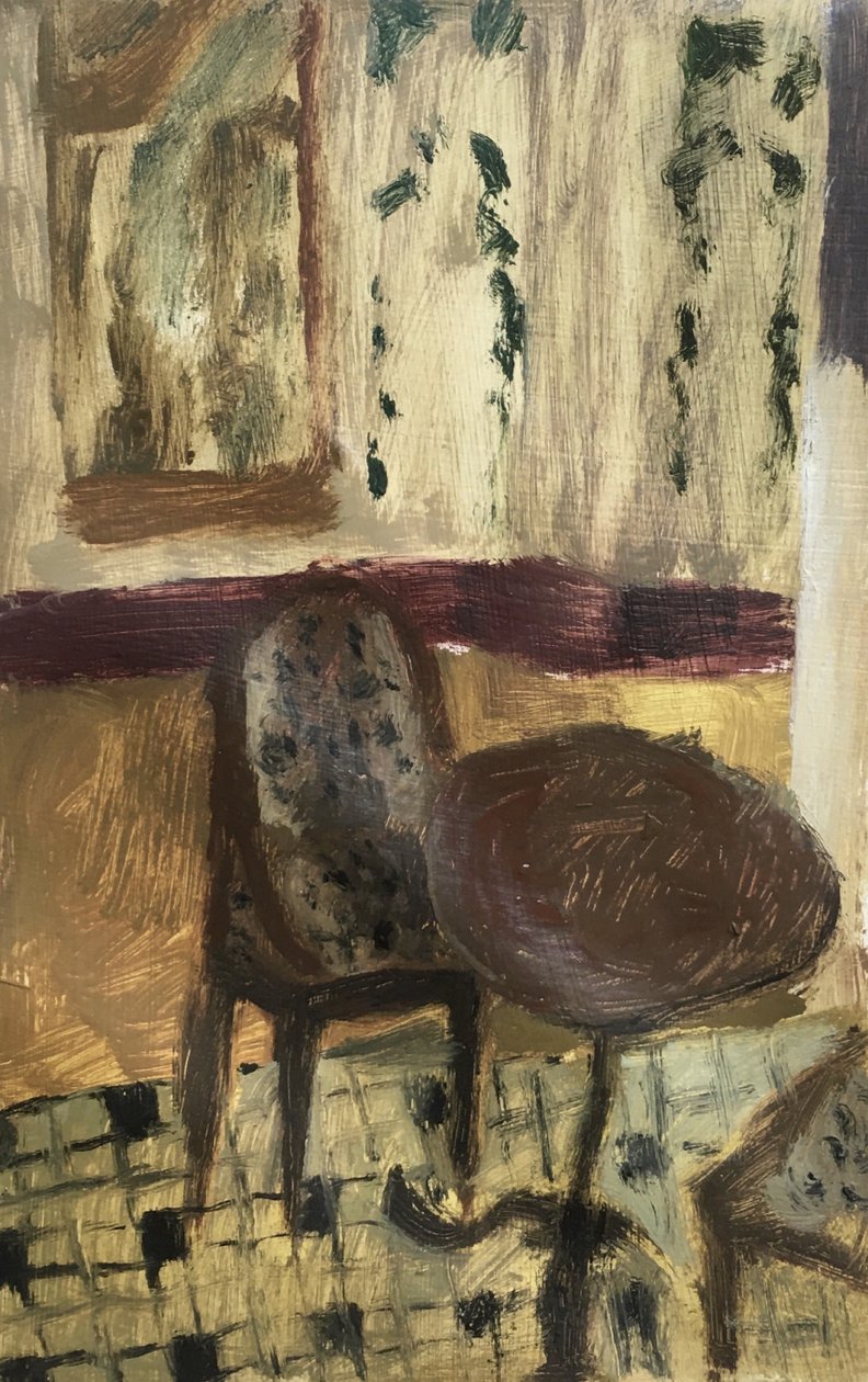 At the Restaurant in Paris by Maria Magenta