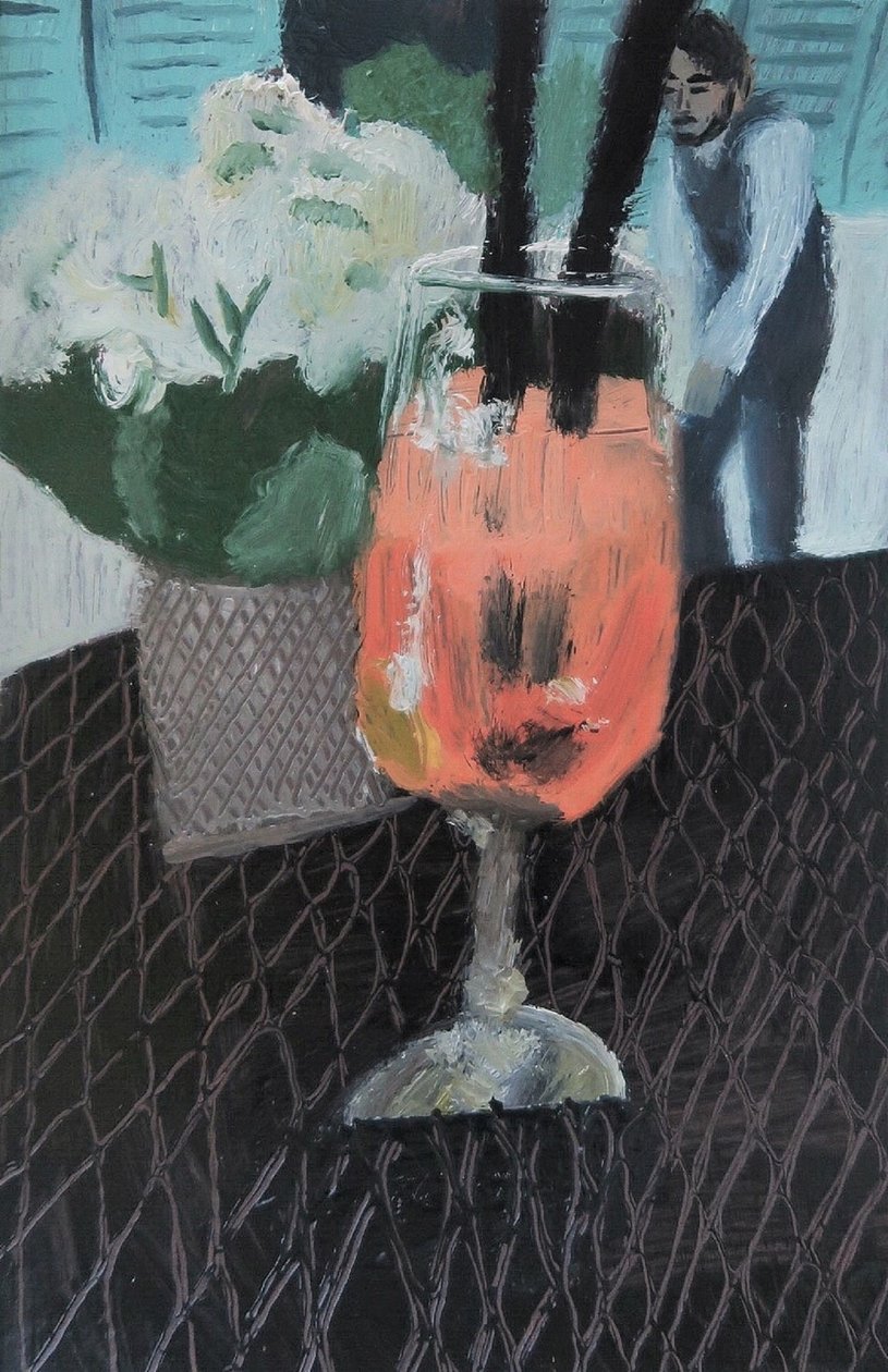 Still Life with Aperol in Rome by Maria Magenta
