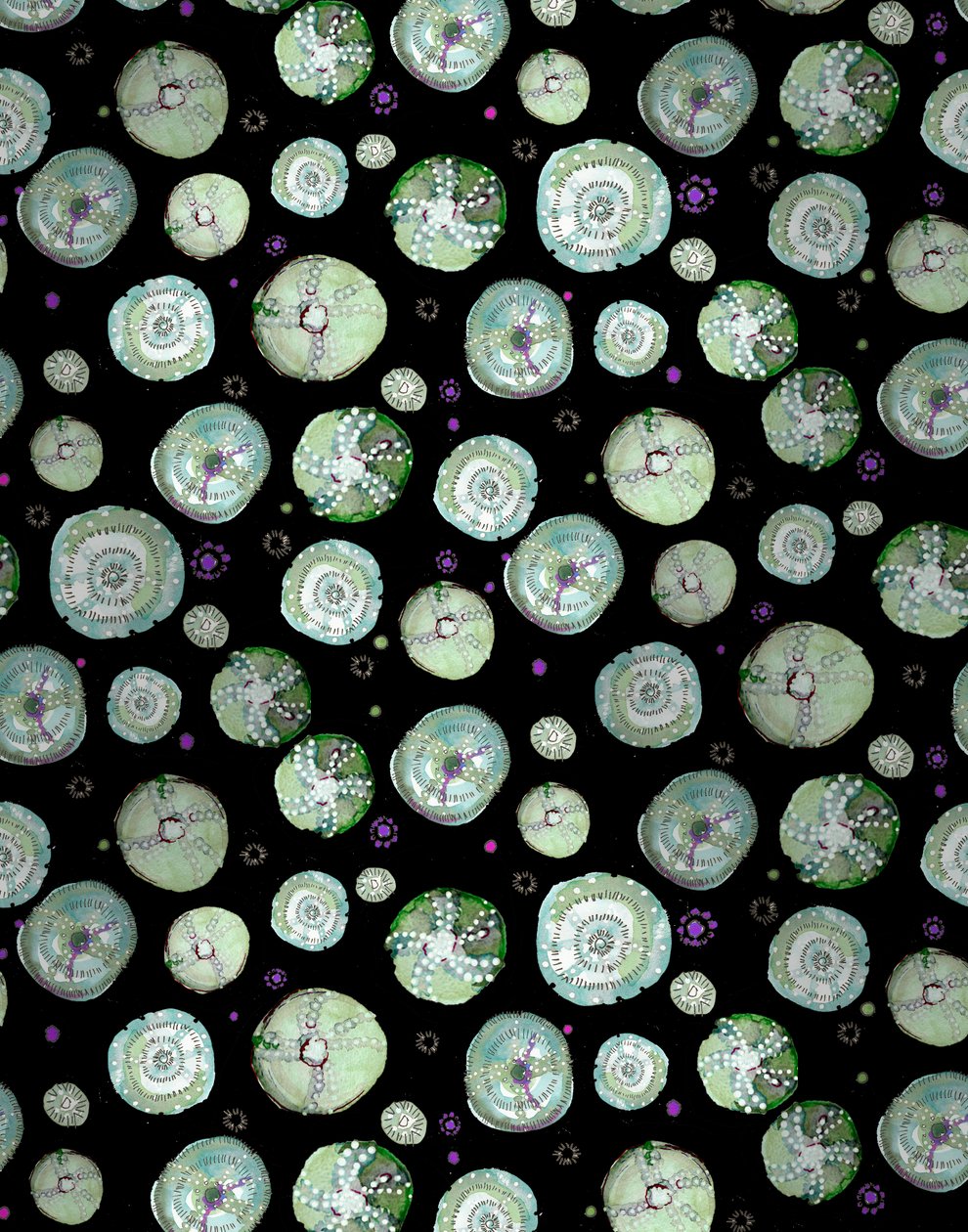 Sea Urchin Black, 2020 by Marianna Kulukundis