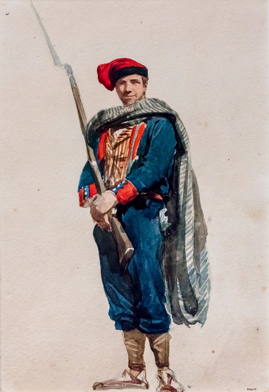 Catalan Volunteer for the War in Africa, circa 1860 by Mariano Fortuny