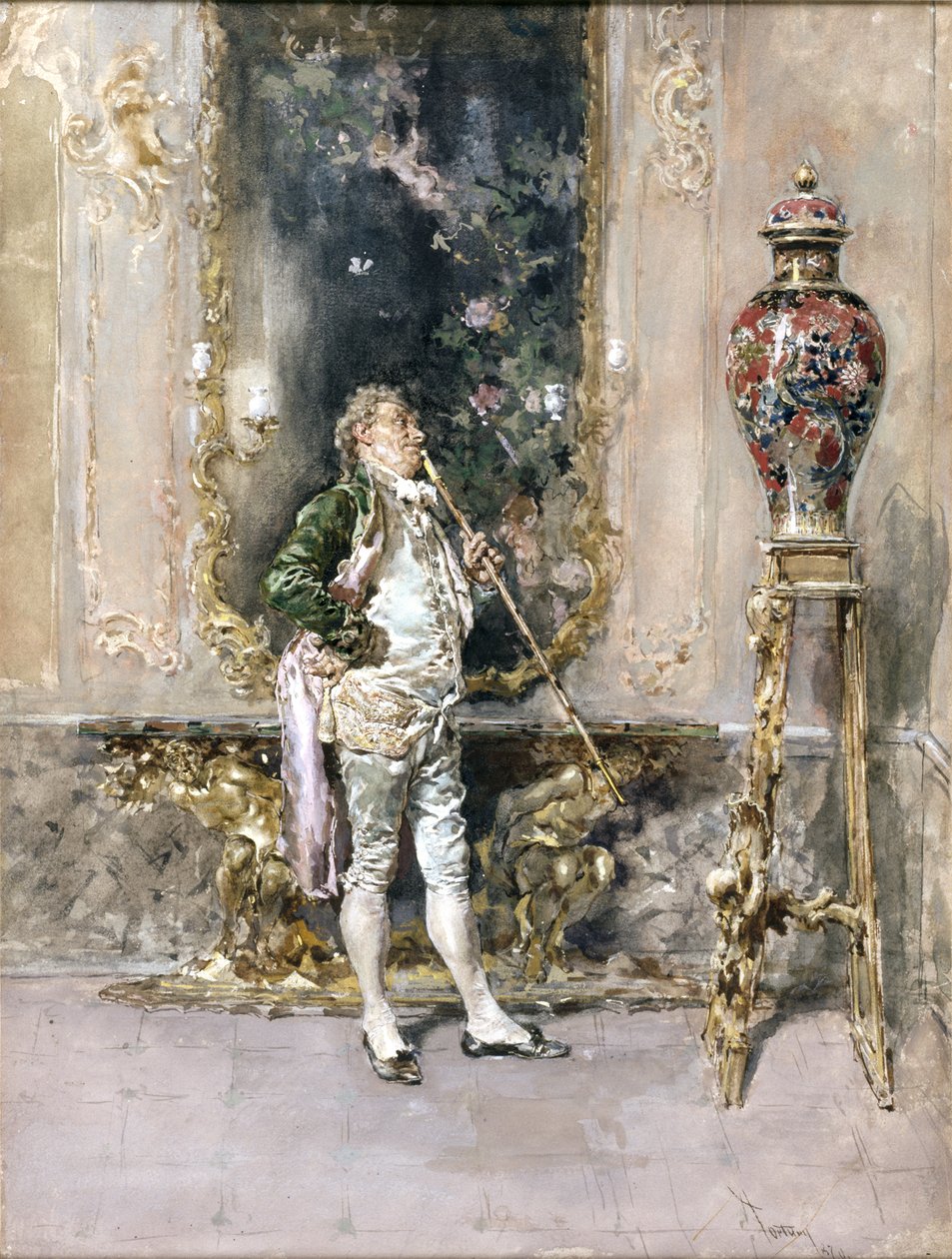 The Rare Vase by Mariano Fortuny