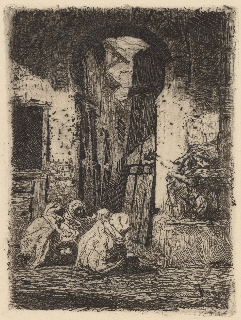 Tangier (Seated Arabs) by Marià Fortuny
