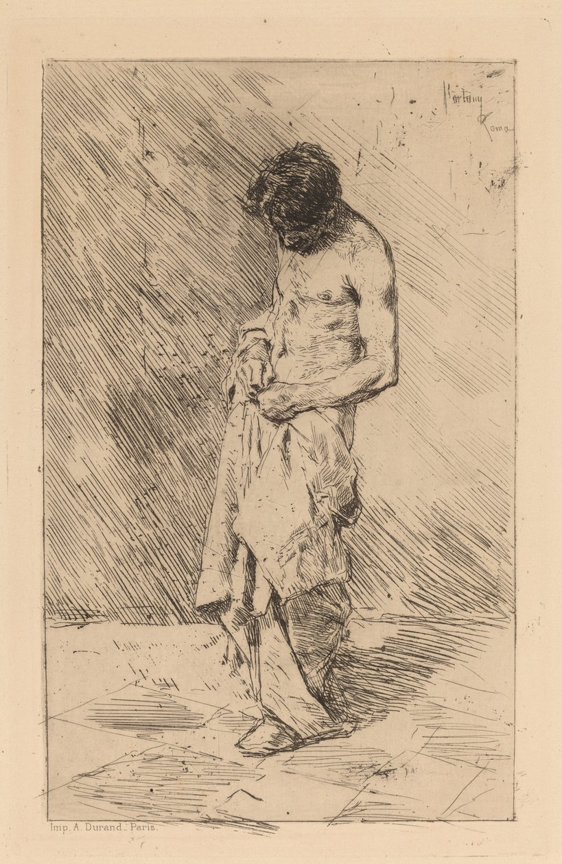 Flea Seeker by Marià Fortuny